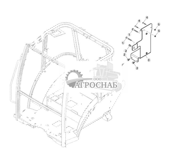 Bracket W Controller, Cab - ST745103 455.jpg